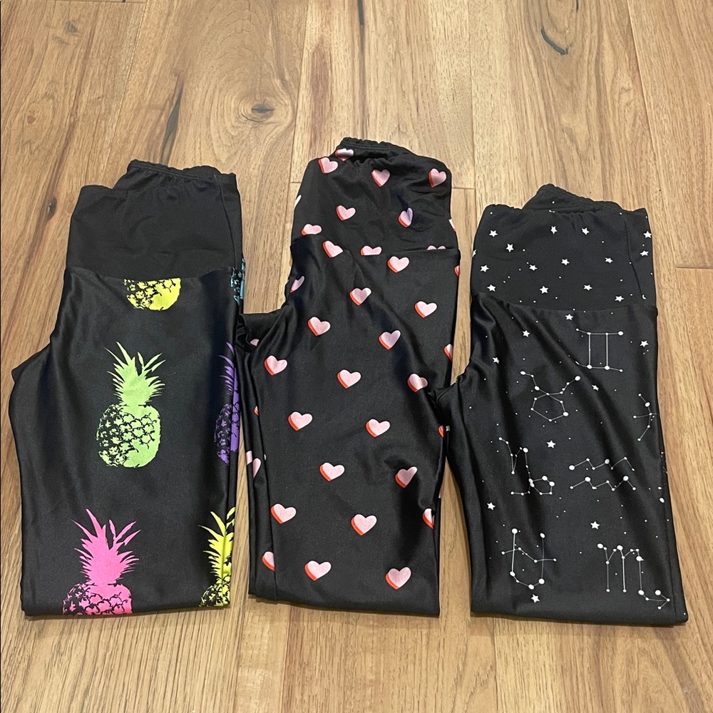 Set of 3 Goldsheep Clothing Leggings